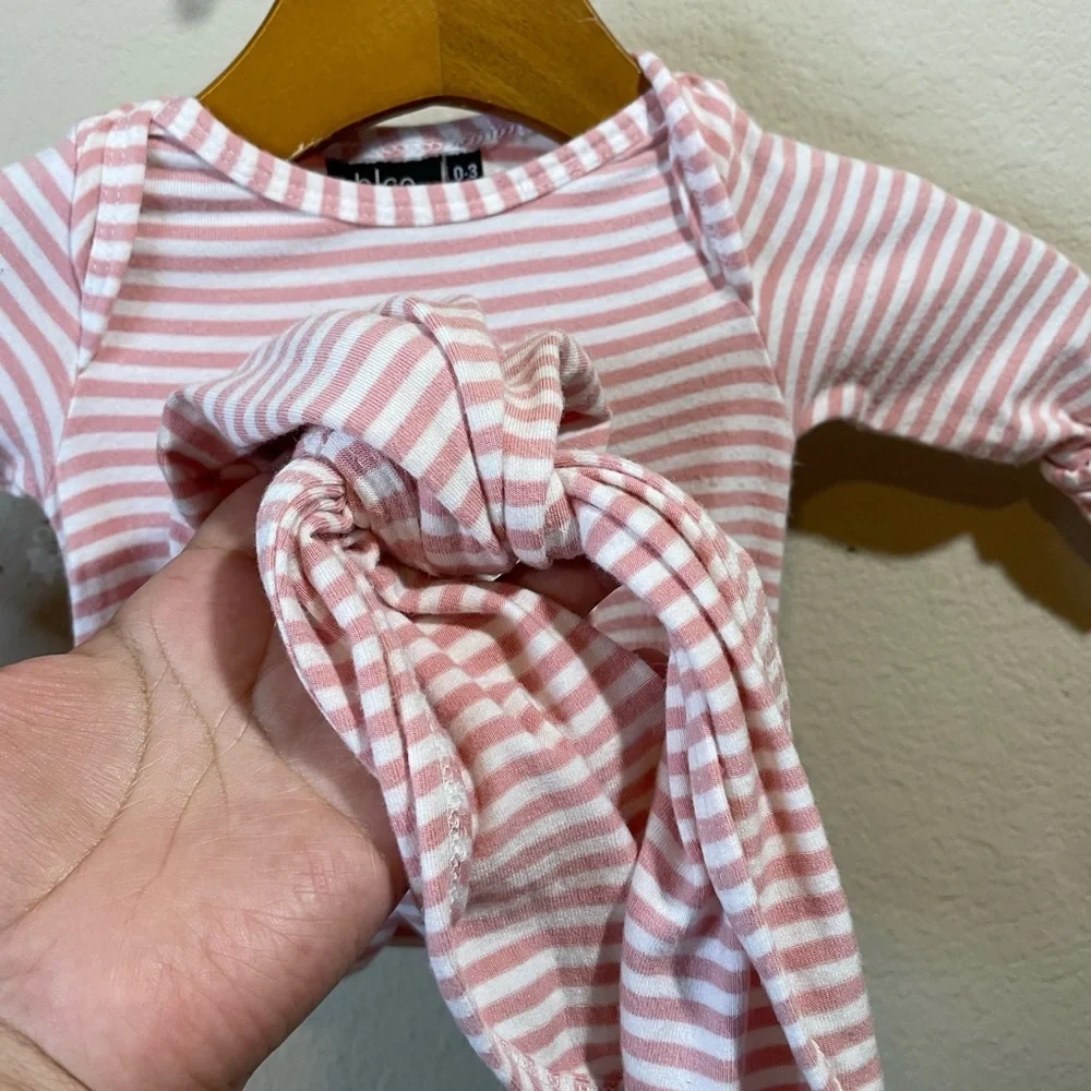 Baby Girls 0-3m B|CO Striped Pink Sleep